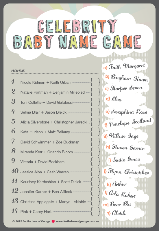 CelebrityNameGame